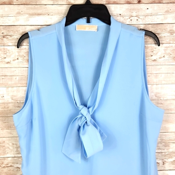 Michael Kors, Women's Light blue sleeveless blouse, Size tag removed. - Picture 3 of 8